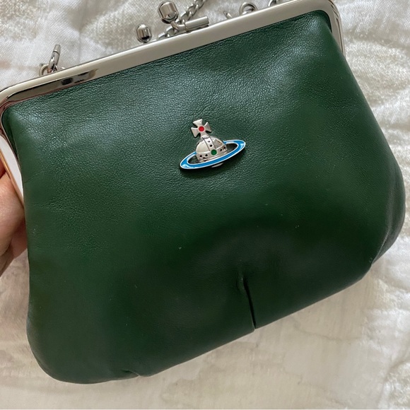 Vivienne Westwood Green Leather Crossbody - Picture 14 of 14